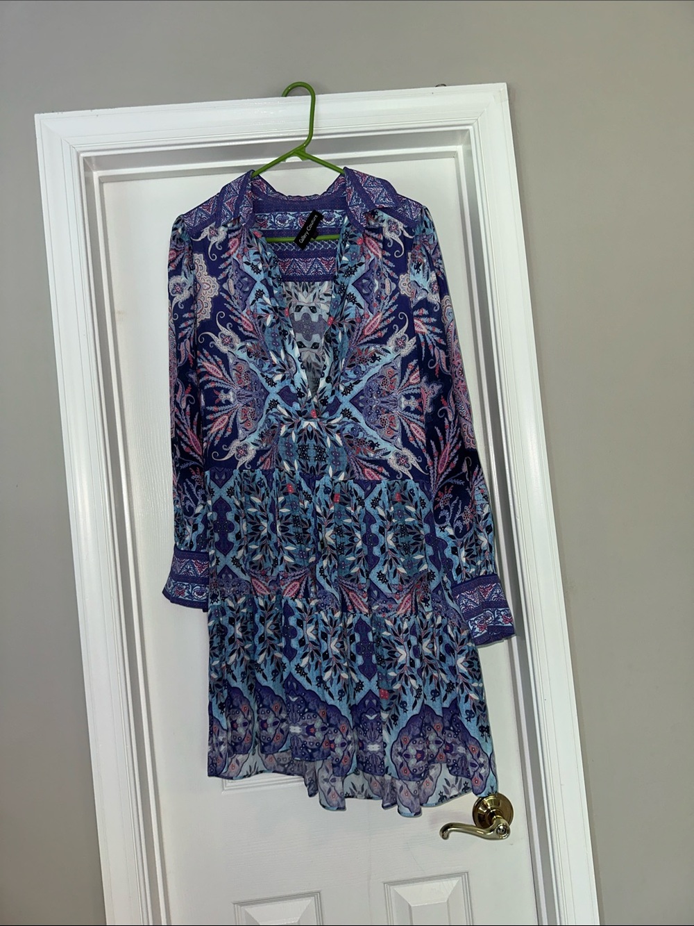 Gallery Couture 1/2 button shirt dress